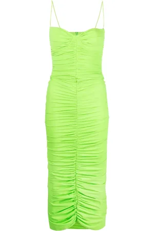 ALEX PERRY Ruched midi dress