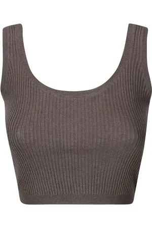 FARFETCH Ribbed-knit tank top