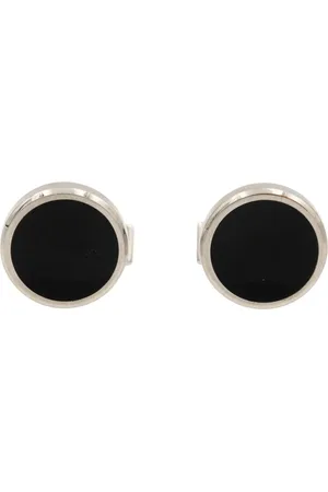 S.T. Dupont Engraved-logo cufflinks