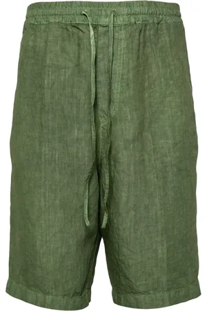 120% Lino Drawstring knee-length shorts