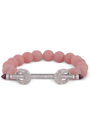 Ananya 18kt white gold Chakra diamond and opal bracelet