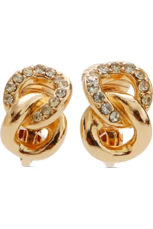 Dior Rhinestone-embellished earrings