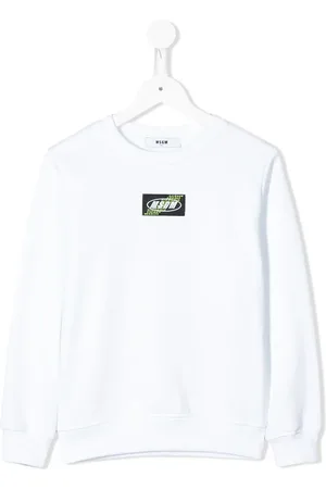 Msgm Graphic-print branded sweatshirt