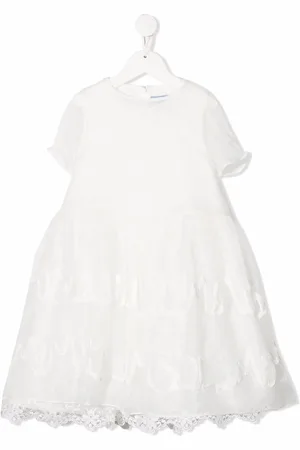 Mimisol Lace-detail panelled midi dress
