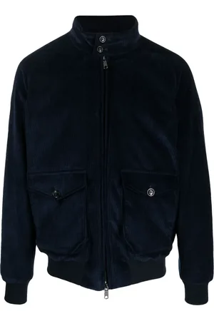 Baracuta High-neck corduroy bomber jacket