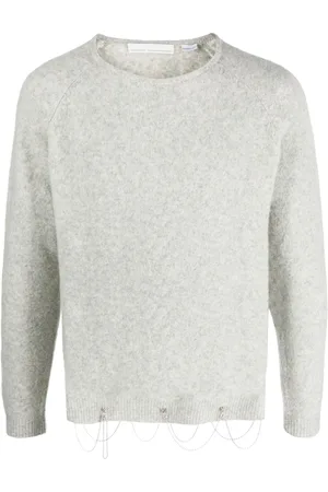 Random Identities Long-sleeved chain-embellished jumper