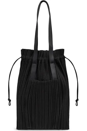 PLEATS PLEASE ISSEY MIYAKE Pleated drawstring tote bag