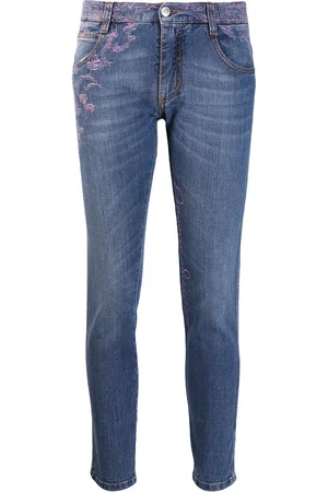 ERMANNO SCERVINO Embroidered skinny jeans