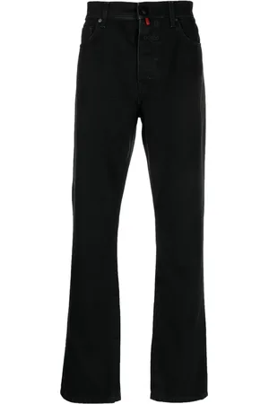 032c Logo-patch organic cotton jeans