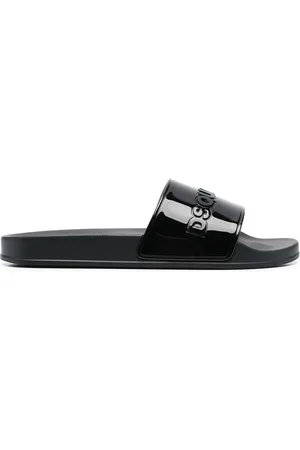 Dsquared2 Embossed-logo open-toe slides