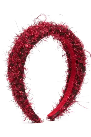 MONNALISA Frayed-effect headband