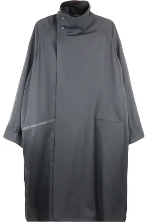 YOHJI YAMAMOTO Cross-zipper wool gabardine jacket