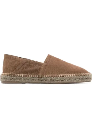Tom Ford Grained leather espadrilles