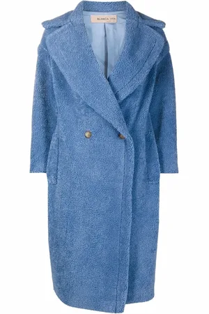 BLANCA Tuia double-breasted teddy coat