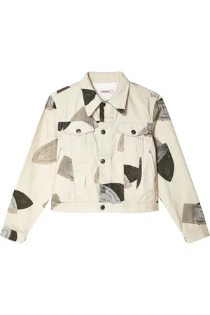 Charles Jeffrey Loverboy Art Denim trucker jacket