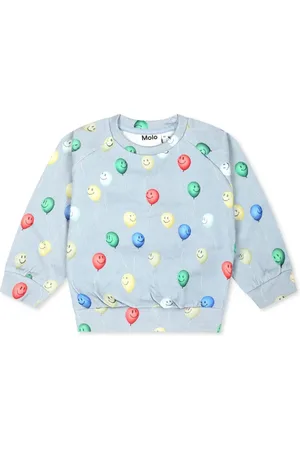 Molo Balloon-print organic cotton sweatshirt