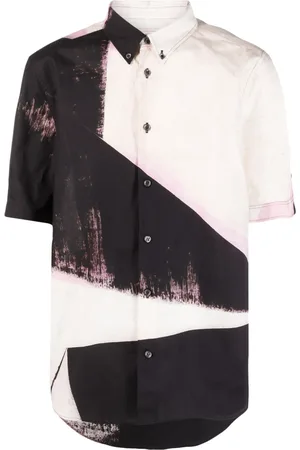 Alexander McQueen Brushstroke cotton shirt