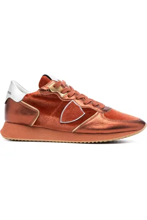 Philippe model TRPX leather low-top sneakers