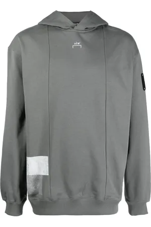 A-cold-wall* Brutalist panelled cotton hoodie