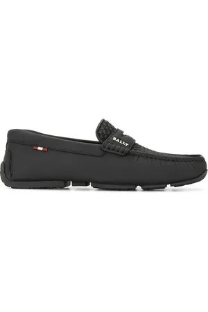Bally Woven slip on loafers