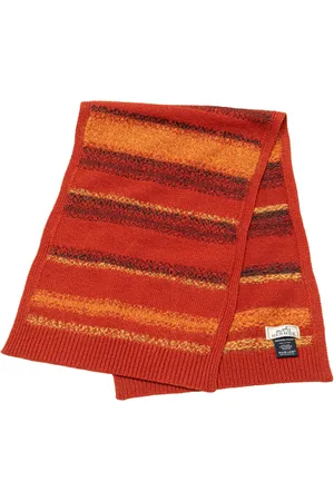 Hermès 2000-2020 Cashmere and Mohair Wool Striped Stole scarves