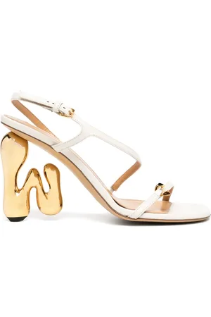 J.W.Anderson 100mm logo-heel sandals