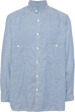 YOHJI YAMAMOTO Band-collar shirt
