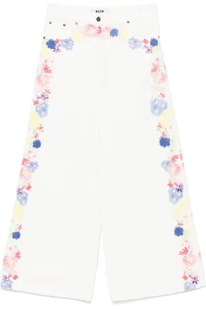 Msgm Floral-print jeans
