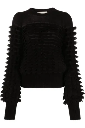 ZIMMERMANN 3D-knitted felted jumper
