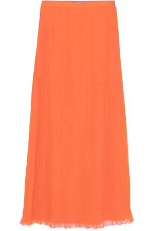 Alberta Ferretti Silk midi skirt