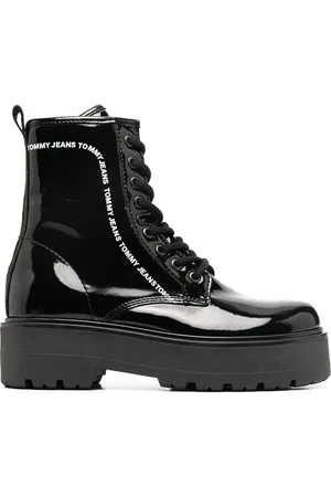 Tommy Hilfiger Platform logo print boots