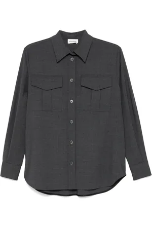 P.A.R.O.S.H. Slub-texture shirt