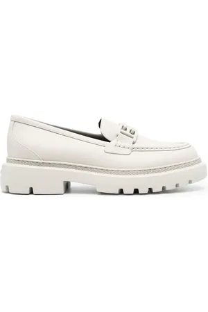 Bally Tonal logo-plaque loafers