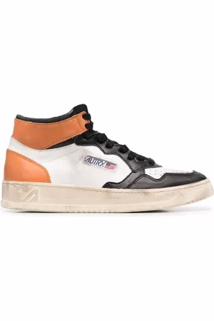 Autry Colour-block hi-top sneakers