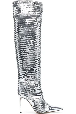 ALEXANDRE VAUTHIER Clem sequinned knee-high boots