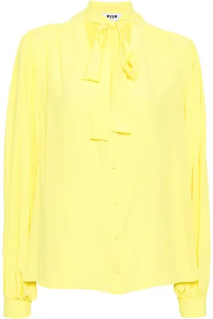 Msgm Tie-fastening long-sleeve shirt