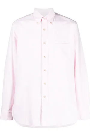 D4.0 Striped long-sleeve shirt