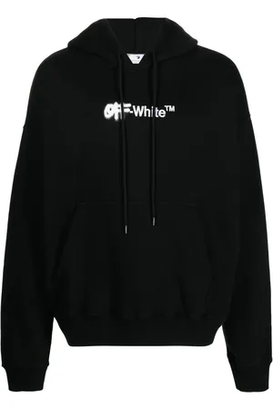 OFF-WHITE Spray Helvetica logo-embroidered hoodie