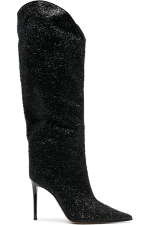 ALEXANDRE VAUTHIER 110mm sequin knee-high boots
