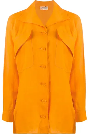 Hermès Pre-owned oversized pockets shirt