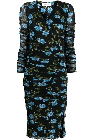 Diane von Furstenberg Floral-print midi dress