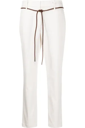 Brunello Cucinelli Tapered cropped trousers