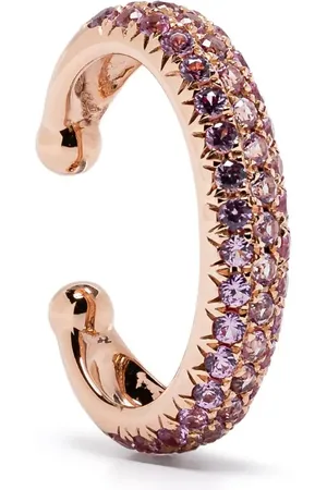 Shay 18K rose gold Jumbo sapphire ear cuff