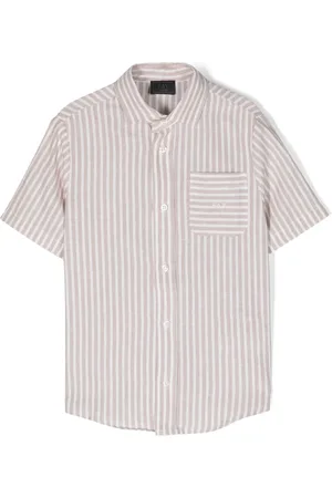 FAY Striped short-sleeve shirt