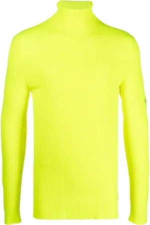 MARTINE ROSE Roll-neck ribbed-knit jumper