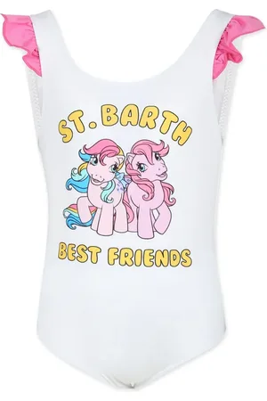 MC2 SAINT BARTH X My Little Pony logo-print swimsuit