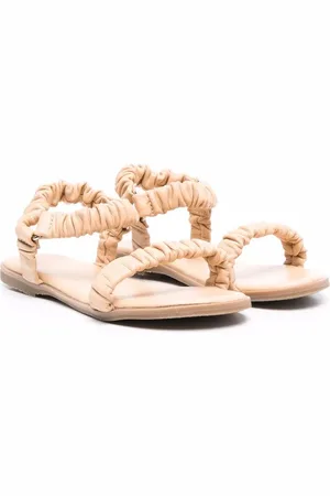 AGE OF INNOCENCE Kyle ruched leather sandals
