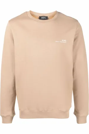 A.P.C. Logo-print crew neck sweatshirt