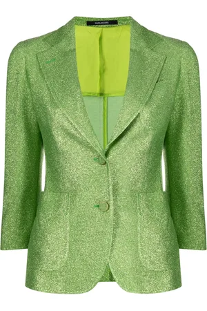 TAGLIATORE Metallic single-breasted blazer