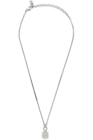 Givenchy 1990-2000s logo-pendant necklace